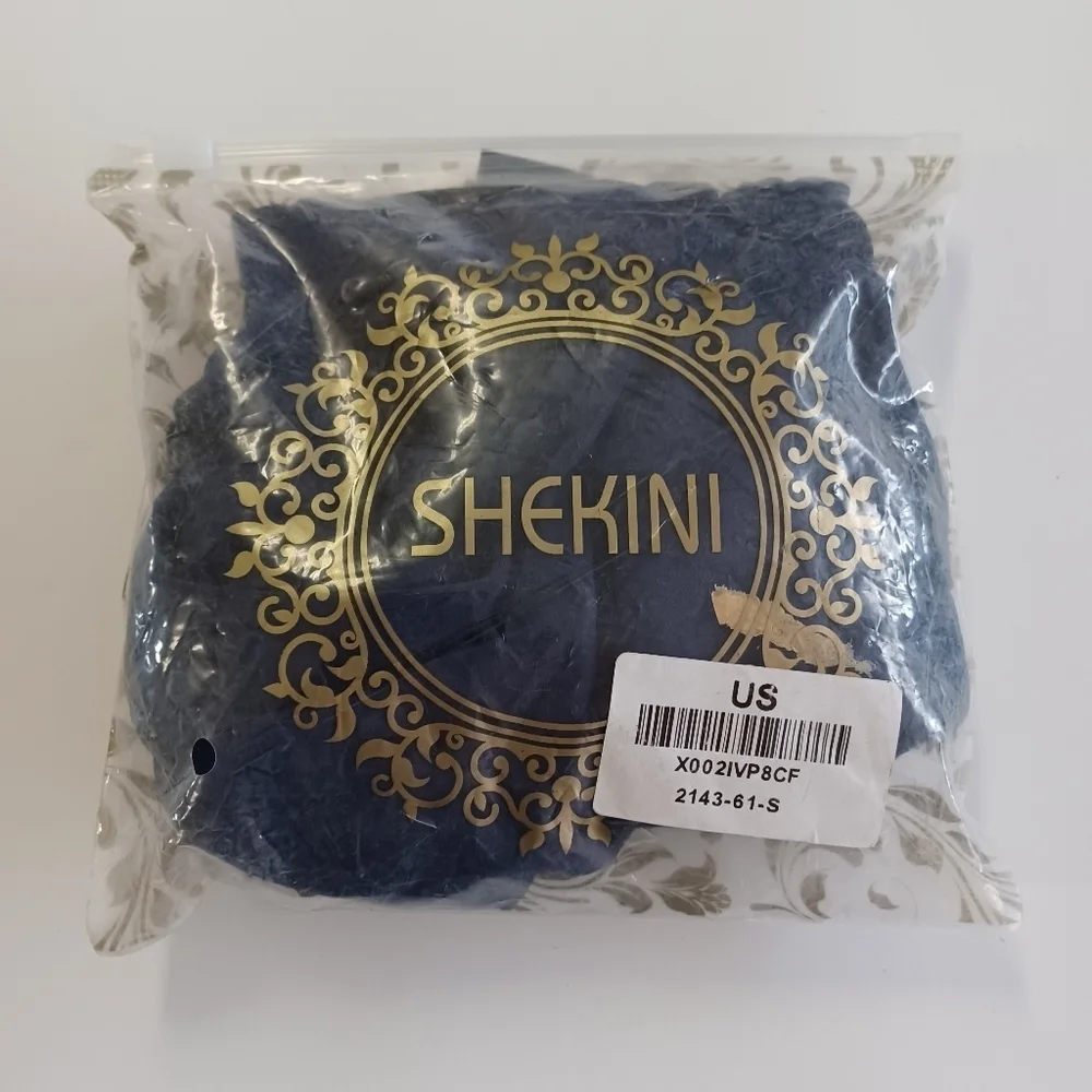 SHEKINI Bikini Bottoms Swimsuit Navy Blue Shekini NWT Swimwear Pool Beach NWT